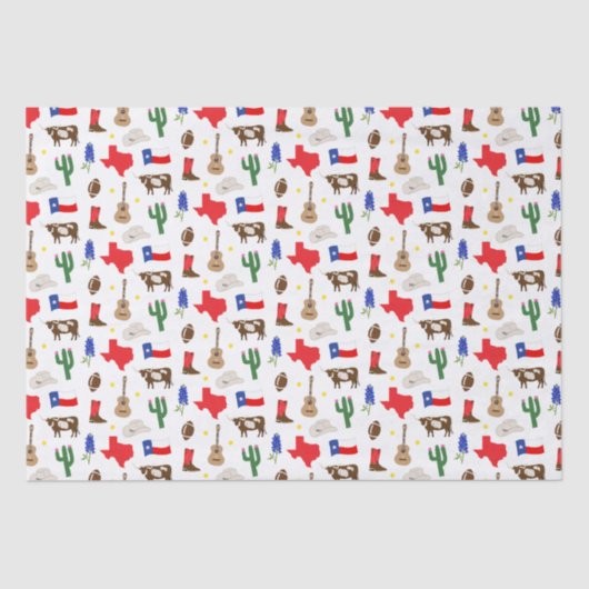 Texas Icons Seidenpapier (Vorderseite)