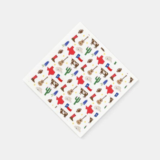 Texas Icons Serviette (Ecke)