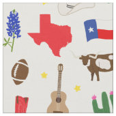 Texas Icons Stoff (Nahaufnahme)
