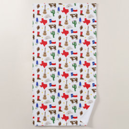 Texas Icons Strandtuch