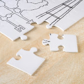 Texas Illustration Doodles Texas Texas Muster Puzzle (Seite)