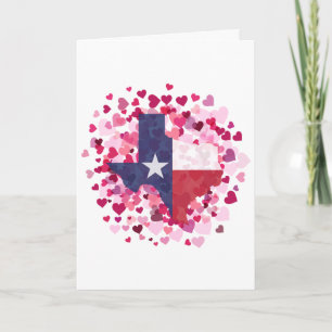 Texas im Herzen - Valentinstag Feiertagskarte