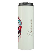 Texas in Barbed Wire Thermal Tumbler verpackt Thermosbecher (Rückseite)