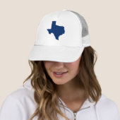 Texas in Blue Truckerkappe (Beispiel)