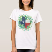 Texas in Clover - St. Patrick's Day T-Shirt (Vorderseite)