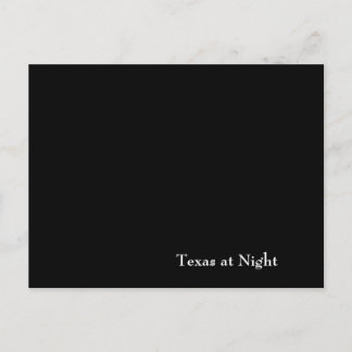 Texas in der Nacht Postkarte