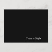 Texas in der Nacht Postkarte (Vorderseite)