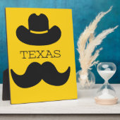 Texas in gelb fotoplatte (Seite)