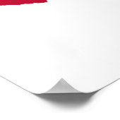 Texas in Red Poster (Ecke)