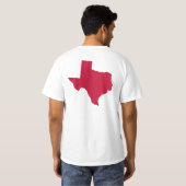 Texas in Red T-Shirt (Schwarz voll)