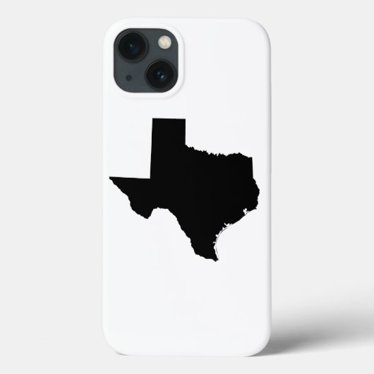 Texas in Schwarz und Weiß Case-Mate iPhone Hülle (Rückseite)