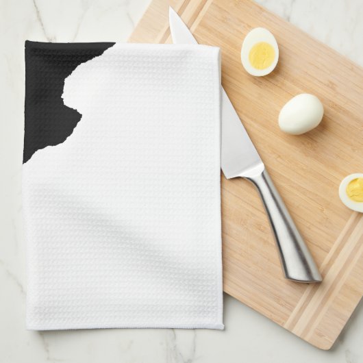 Texas in Schwarz und Weiß Handtuch (Viertel Falte)