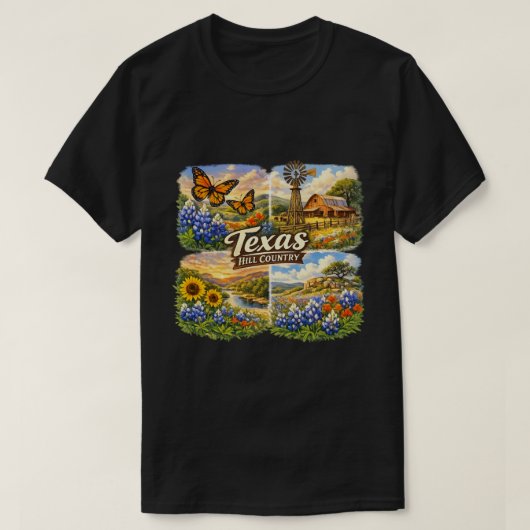 Texas in spring  T-Shirt (Design vorne)