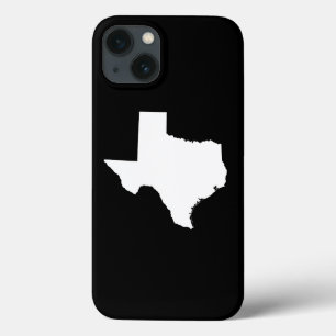 Texas in Weiß und Schwarz Case-Mate iPhone Hülle