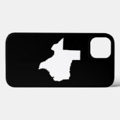Texas in Weiß und Schwarz Case-Mate iPhone Hülle (Rückseite (Horizontal))