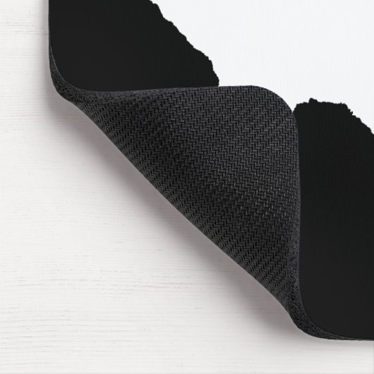 Texas in Weiß und Schwarz Mousepad (Ecke)