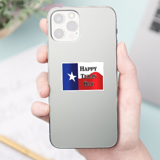 Texas Independence Day Aufkleber (Telefon)