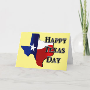 Texas Independence Day Karte