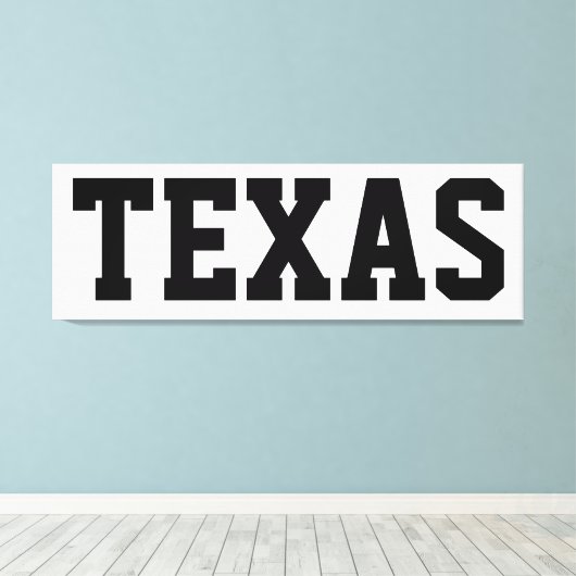 Texas Independence Day Leinwand 57x18 (Insitu (Holzboden))