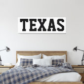 Texas Independence Day Leinwand 57x18 (Insitu (Schlafzimmer))