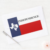 Texas Independence - Lone Star Flag Gadsden Rechteckiger Aufkleber (Umschlag)