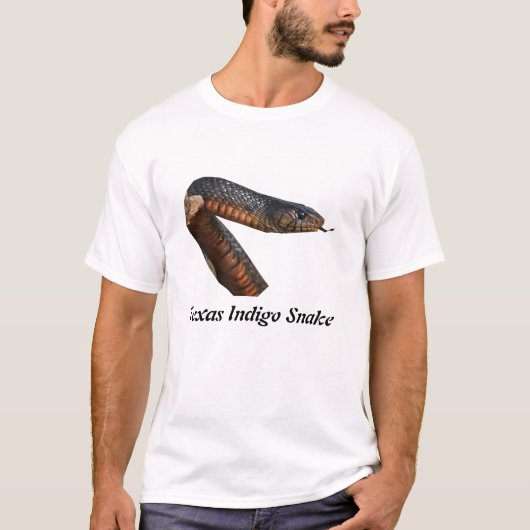 Texas-Indigo-Schlange T-Shirt (Vorderseite)