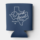 Texas Individuelle Name Dosenkühler (Rückseite)