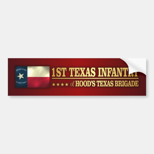 Texas Infantry (BA2) Autoaufkleber (Vorne)