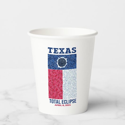 Texas insgesamt Eclipse Papier Cups Pappbecher (Rückseite)