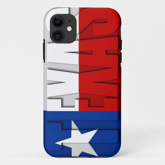 Texas iPhone Fall Case-Mate iPhone Hülle (Rückseite)