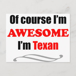 Texas ist fantastisch postkarte