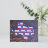 Texas ist groß postkarte (Stehend Vorderseite)