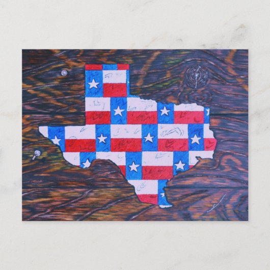 Texas ist groß postkarte (Vorderseite)