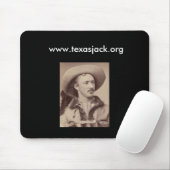 Texas-Jack-Mausunterlage Mousepad (Mit Mouse)