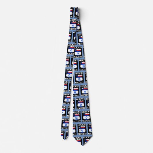 Texas Jewish American Neck Tie Krawatte (Rückseite)