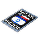 Texas Jewish American Notepad Notizblock (Linke Seite)