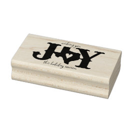 Texas JOY Foto Holiday Gummistempel