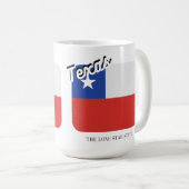 Texas-Kaffee-Tasse Kaffeetasse (VorderseiteRechts)