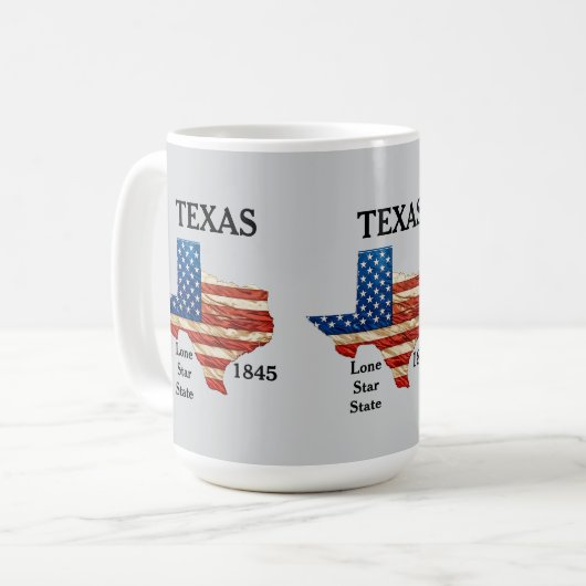 TEXAS KAFFEETASSE (Vorderseite Links)