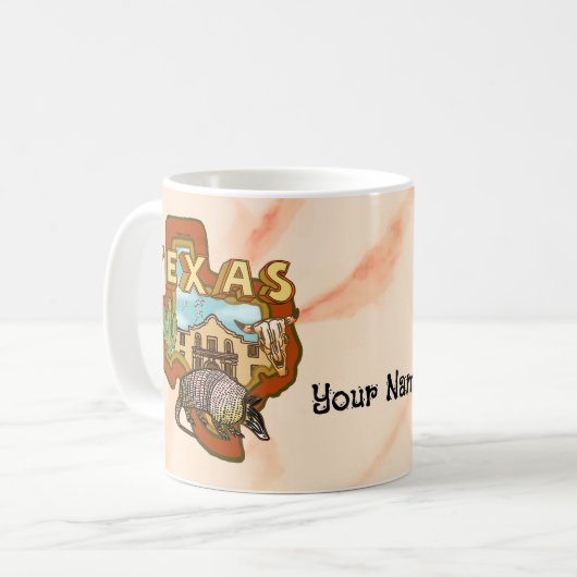 Texas Kaffeetasse (Vorderseite Links)