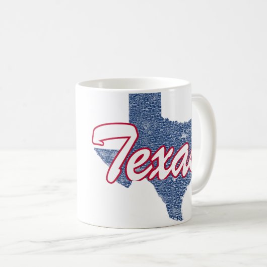 Texas Kaffeetasse (VorderseiteRechts)
