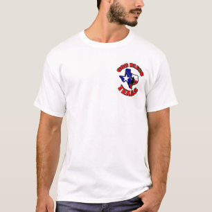 Texas-Kajak-Angler-kurzer Hülsen-T - Shirt