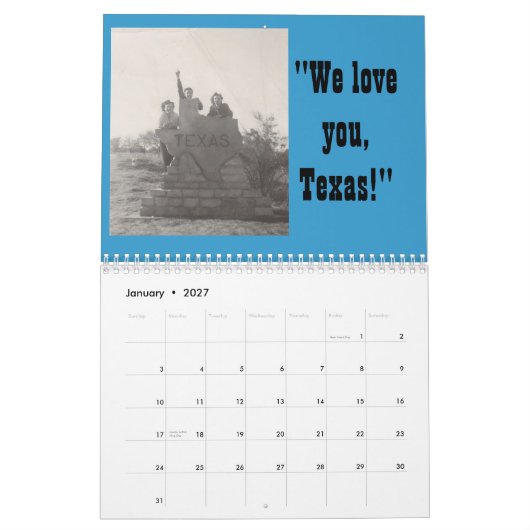 Texas-Kalender 2013 Kalender (Jan 2027)