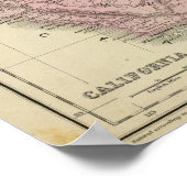 Texas, Kalifornien Poster (Ecke)