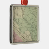 Texas, Kalifornien Silbernes Ornament (Rechts)
