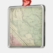 Texas, Kalifornien Silbernes Ornament (Links)