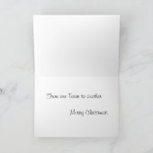 Texas Kardinal Weihnachten Karte (Innenseite)