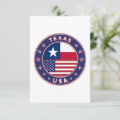 Texas Karte (Stehend Vorderseite)
