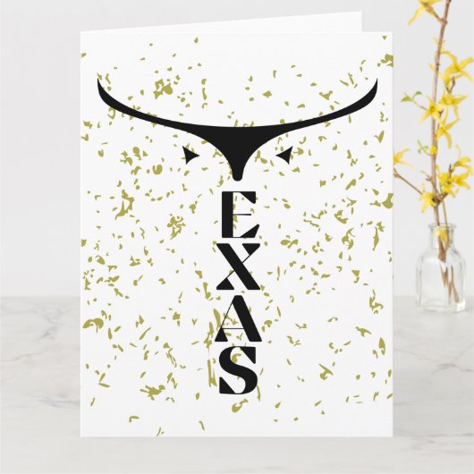 TEXAS KARTE (Gelbe Blume)