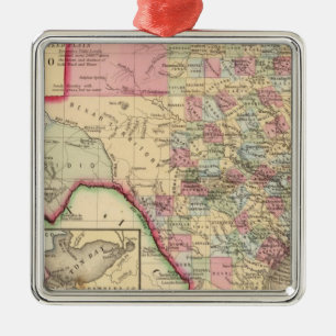 Texas-Karte durch Mitchell Ornament Aus Metall